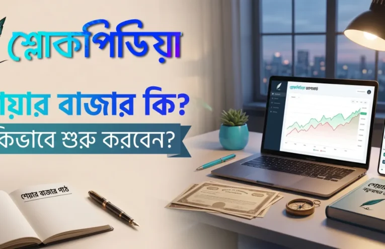 শেয়ার বাজার কি এবং কিভাবে শুরু করবেন তা নিয়ে চিন্তিত? নতুনদের জন্য শেয়ার মার্কেট কীভাবে শিখবেন, একাউন্ট খোলার নিয়ম ও বিনিয়োগের A to Z গাইড পড়ুন শ্লোকপিডিয়া-তে।