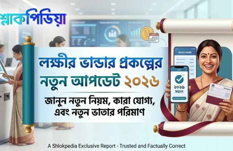 লক্ষ্মীর ভান্ডার প্রকল্পের নতুন আপডেট ২০২৬