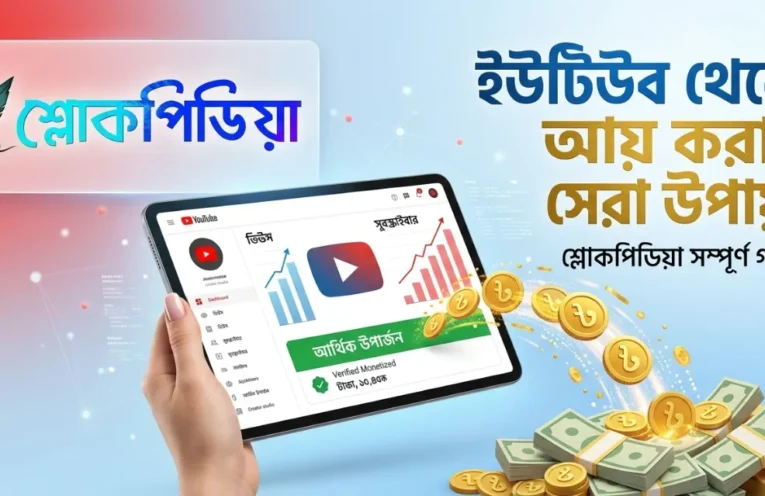 ইউটিউব থেকে টাকা ইনকাম করার উপায়