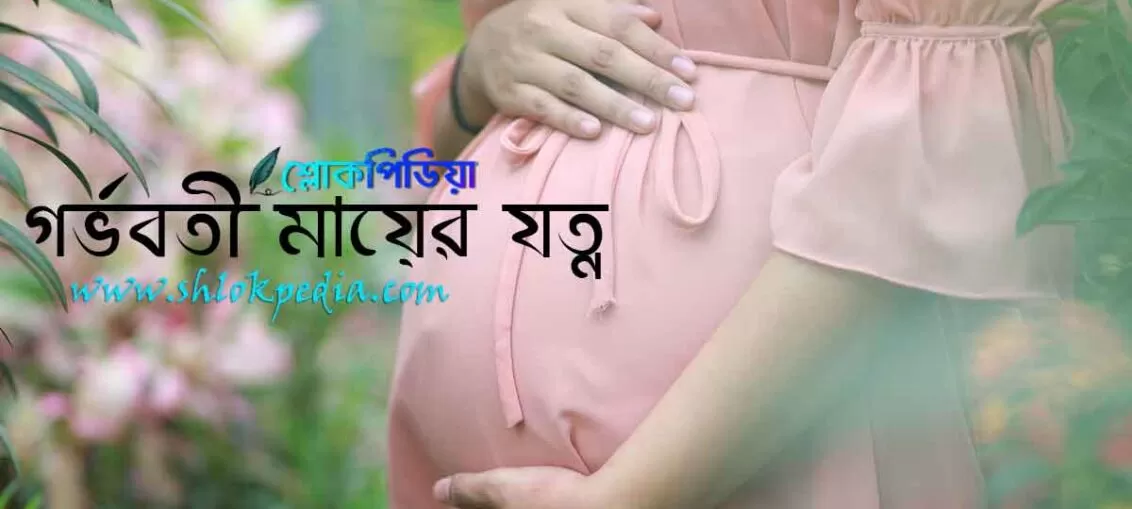 অন্তঃসত্ত্বা বা গর্ভবতী মায়ের যত্ন